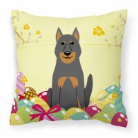Carolines Treasures BB6080PW1818 Easter Eggs Beauce Shepherd Dog Fabric Decorat