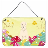 Easter Eggs Soft Coated Wheaten Terrier Wall or Door Hanging Prints