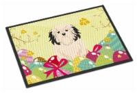 Carolines Treasures  BB6019MAT Easter Eggs Lowchen Indoor or Outdoor Mat 18x27