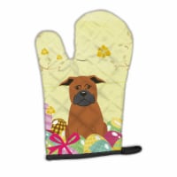 Carolines Treasures BB6111OVMT Easter Eggs Chinese Chongqing Dog Oven Mitt