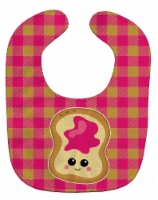 Carolines Treasures BB6844BIB Jelly Toast Baby Bib