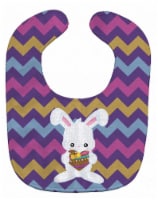 Carolines Treasures BB6901BIB Easter Rabbit With Chocolate Heart Baby Bib
