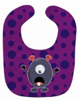 Carolines Treasures BB7002BIB Little Monster Grape Gordo Baby Bib
