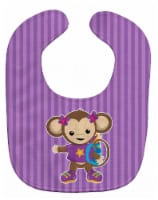 Carolines Treasures BB7017BIB Monkey With Backpack Baby Bib