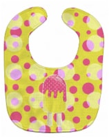 Carolines Treasures BB7070BIB Ice Pop Popsicle Pink Yellow Baby Bib