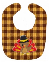 Carolines Treasures BB7114BIB Thanksgiving Turkey Wink Baby Bib