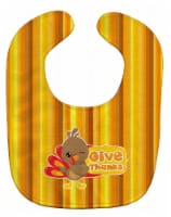 Carolines Treasures BB7115BIB Thanksgiving Turkey Give Thanks Baby Bib