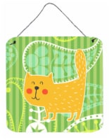 Carolines Treasures  BB6785DS66 Cat on Paisley Wall or Door Hanging Prints
