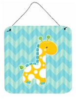 Carolines Treasures  BB6821DS66 Boy Giraffe Wall or Door Hanging Prints
