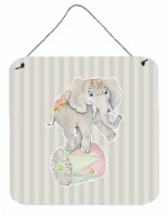 Carolines Treasures  BB6859DS66 Circus Elephant Wall or Door Hanging Prints