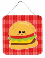 Carolines Treasures  BB7042DS66 Hamburger Face Wall or Door Hanging Prints