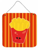 Carolines Treasures  BB7050DS66 French Fries Face Wall or Door Hanging Prints