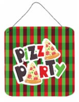 Carolines Treasures  BB7059DS66 Pizza Party Wall or Door Hanging Prints