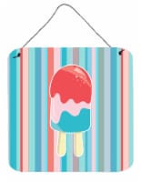 Carolines Treasures  BB7062DS66 Ice Pop Popcicle Red Pink Blue Wall or Door Hang