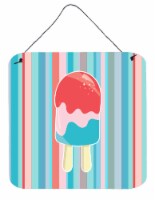 Carolines Treasures  BB7062DS66 Ice Pop Popcicle Red Pink Blue Wall or Door Hang