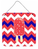 Carolines Treasures  BB7063DS66 Ice Pop Popcicle Red White Blue Wall or Door Han