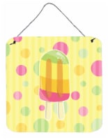 Carolines Treasures  BB7065DS66 Ice Pop Popcicle Polkadots Wall or Door Hanging