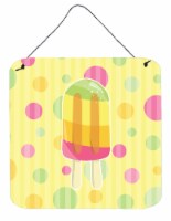 Carolines Treasures  BB7065DS66 Ice Pop Popcicle Polkadots Wall or Door Hanging