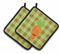 Carolines Treasures BB6891PTHD Carol the Carrot Pair of Pot Holders
