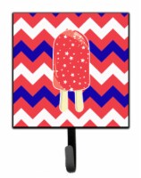 Carolines Treasures BB7063SH4 Ice Pop Popsicle Red White Blue Leash or Key Holder