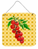 Carolines Treasures BB7194DS66 Cherry Tomato on Basketweave Wall or Door Hangin