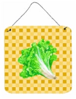 Carolines Treasures  BB7203DS66 Lettuce on Basketweave Wall or Door Hanging Prin