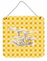 Carolines Treasures  BB7206DS66 Oyster Mushrooms on Basketweave Wall or Door Han