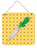 Carolines Treasures BB7216DS66 White Radish on Basketweave Wall or Door Hanging