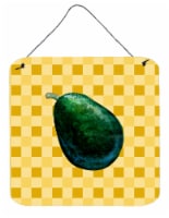 Carolines Treasures BB7220DS66 Whole Avacado on Basketweave Wall or Door Hangin