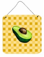 Carolines Treasures BB7221DS66 Sliced Avacado on Basketweave Wall or Door Hangi