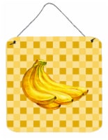 Carolines Treasures  BB7222DS66 Banana Bunch on Basketweave Wall or Door Hanging