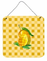 Carolines Treasures BB7234DS66 Mangos Ready on Basketweave Wall or Door Hanging
