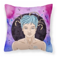 Carolines Treasures  BB7324PW1818 Scorpio Zodiac Sign Fabric Decorative Pillow