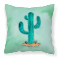 Carolines Treasures BB7369PW1818 Western Cactus Watercolor Fabric Decorative Pi