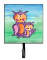 Carolines Treasures BB7430SH4 Momma & Baby Owl Watercolor Leash or Key Holder
