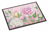 Carolines Treasures BB7447MAT Rose Garden Doormat 18x27