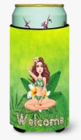 Carolines Treasures  BB7457TBC Welcome Lady in Bikini Summer Tall Boy Hugger