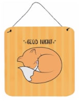 Nursery Good Night Fox Wall or Door Hanging Prints