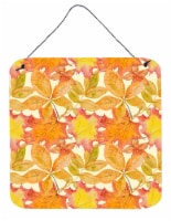 Carolines Treasures  BB7497DS66 Fall Leaves Watercolor Wall or Door Hanging Prin