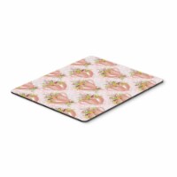 Carolines Treasures  Tea Cup & Flowers Pink Mouse Pad&#44; Hot Pad or Trivet
