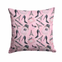 Watercolor Fashion Diva Shoes and accessories Fabric Decorative Pillow