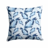 Carolines Treasures BB7532PW1414 Beach Watercolor Fishes Fabric Decorative Pill
