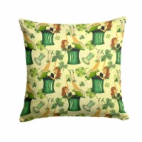 Carolines Treasures BB7559PW1414 Watercolor St Patrick's Day Party Fabric Decor