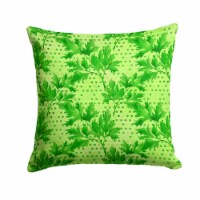 Carolines Treasures BB7573PW1414 Watercolor Parsley Fabric Decorative Pillow