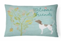 Carolines Treasures BB7598PW1216 Welcome Friends Pointer Canvas Fabric Decorati