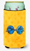 Carolines Treasures BB8177TBC Sunglasses Yellow Polkadot Tall Boy Hugger, Yello