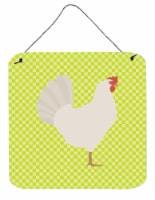Carolines Treasures  BB7666DS66 Leghorn Chicken Green Wall or Door Hanging Print