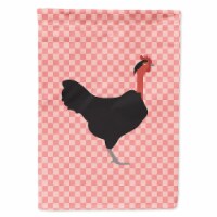 Carolines Treasures BB7839GF Naked Neck Chicken Pink Check Flag Garden Size