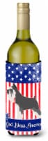 Carolines Treasures  BB8379LITERK Miniature Schnauzer American Wine Bottle Hugge