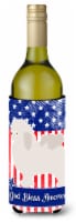 Carolines Treasures  BB8390LITERK Bolognese American Wine Bottle Hugger